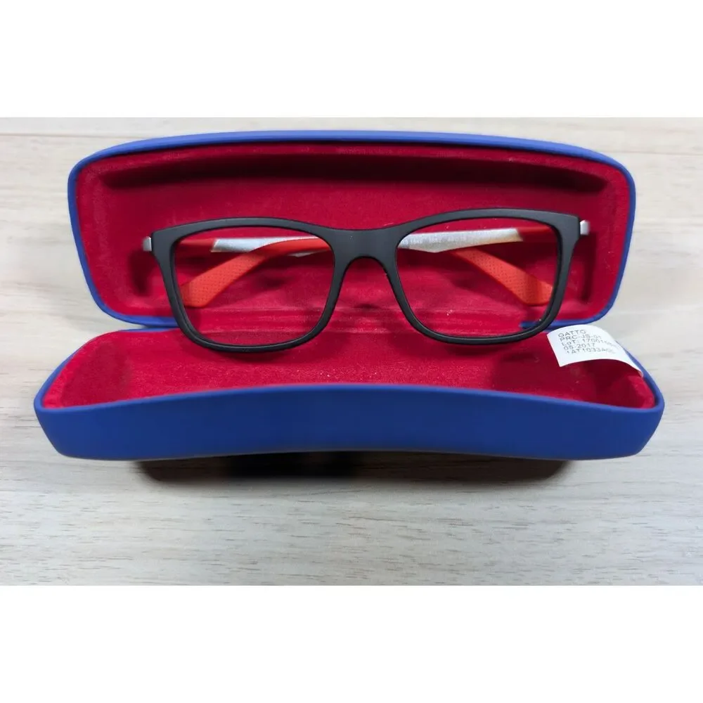 Ray-Ban Eyeglasses Black Red Youth Frames w/ Case No Lenses